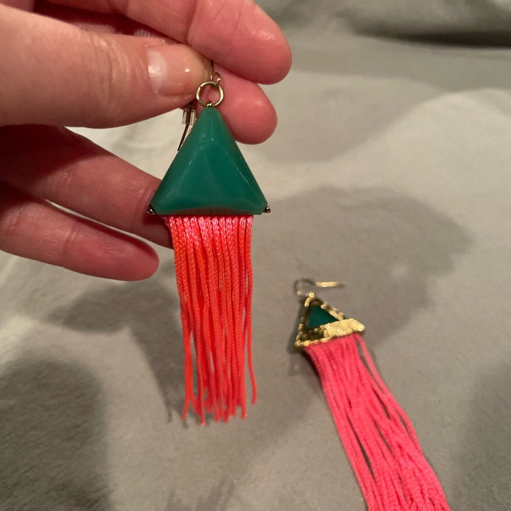 Neon earrings